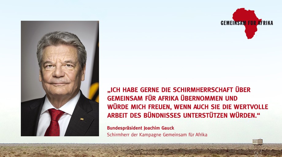 Schirmherr Bundespräsident Joachim Gauck