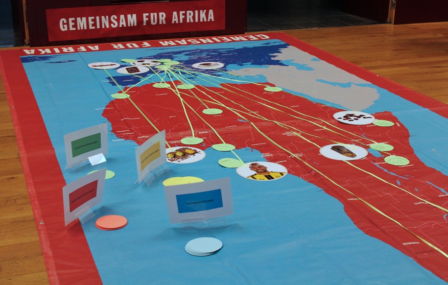 Das Vernetzungsspiel: Spurensuche Afrika-Europa ©Gemeinsam für Afrika
