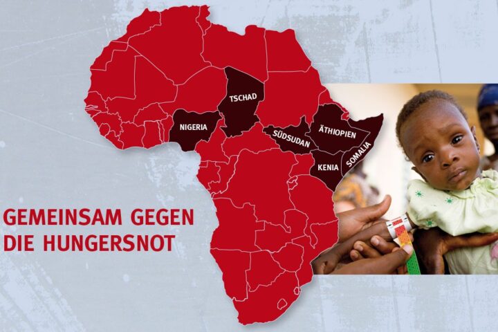 Gemeinsam gegen die Hungersnot spenden
