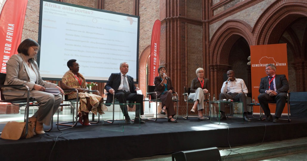 Afrika ante Portas? Diskussionsveranstaltung zu Entwicklungs- und Migrationspolitik._©GEMEINSAM FÜR AFRIKA
