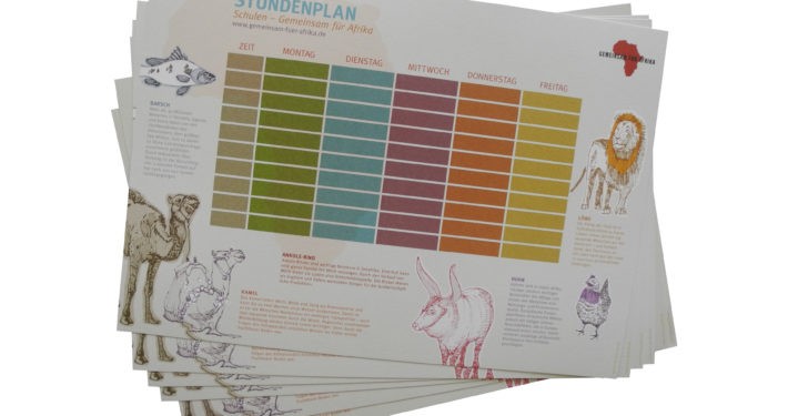 Schule Stundenplan © GEMEINSAM FÜR AFRIKA