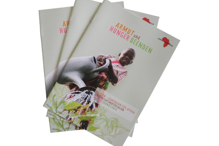 Grundschulmaterial Armut und Hunger beenden © GEMEINSAM FÜR AFRIKA