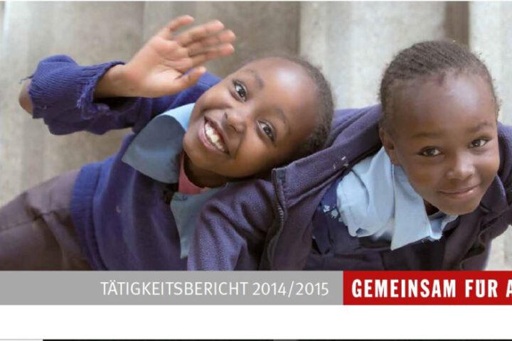 Jahresbericht GEMEINSAM FÜR AFRIKA 2014/15