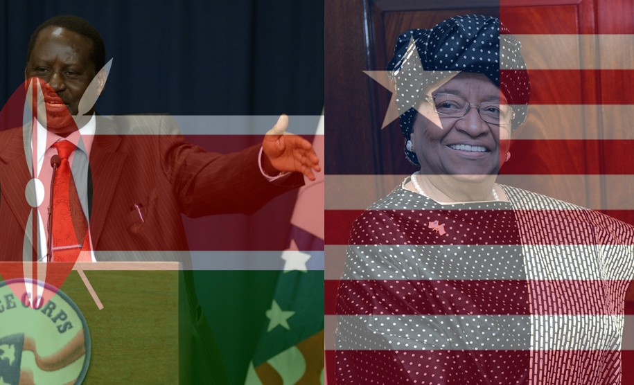 Odinga nimmt nicht an Neuwahlen in kenia Teil. Liberia sucht Nachfolger von Johnson Sirleaf.