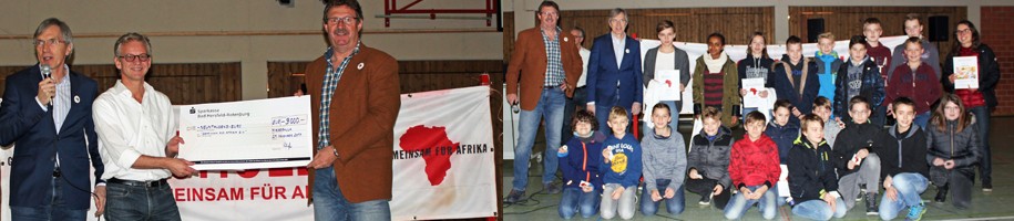 Gesamtschule Niederaula: Spendenübergabe an GEMEINSAM FÜR AFRIKA
