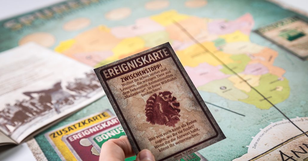 Gruppenspiel Spurensuche: Foto von den Spielmaterialien_©Ralf Rebmann