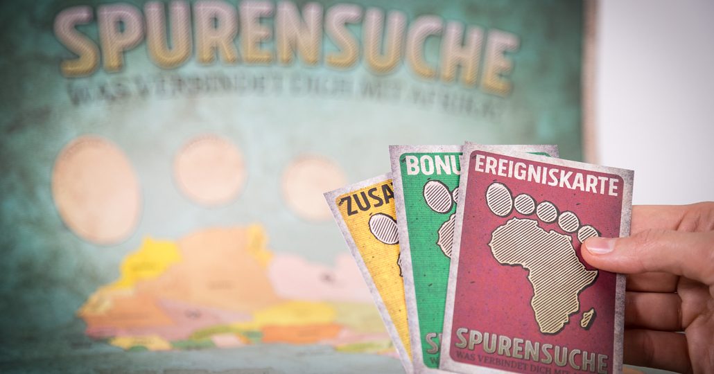 Gruppenspiel Spurensuche: Foto von den Spielkarten_©Ralf Rebmann