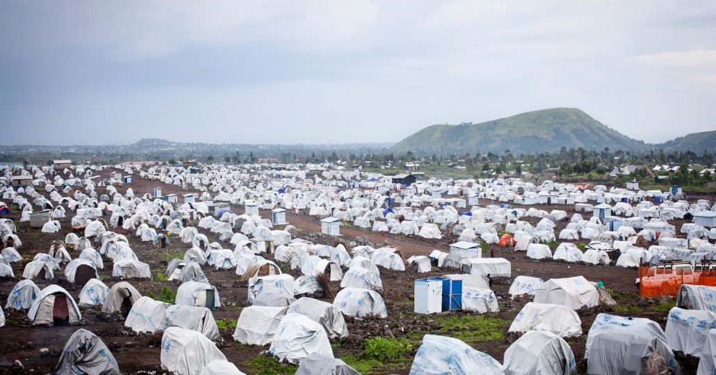 Flüchtlingsunterkünfte unserer Mitgliedsorganisation UNO-Flüchtlingshilfe in der DR Kongo._©Herzau©GEMEINSAM FÜR AFRIKA/Andreas Herzau