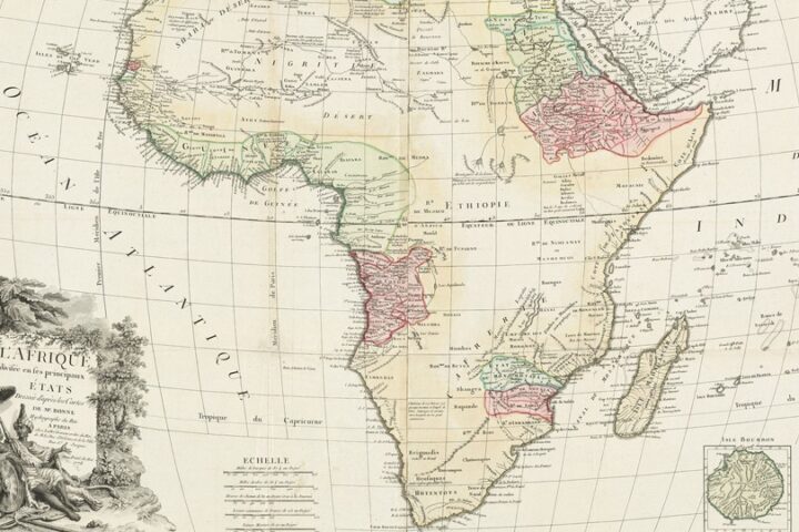 Landkarte Afrika - CC BY 2.0 L'Afrique divisée en ses principaux états, Norman B. Leventhal Map Center, https://www.flickr.com/photos/normanbleventhalmapcenter/20748221221/