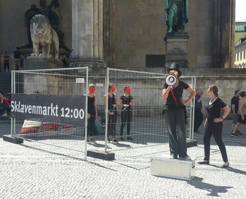 Sklavenmarkt in München_©GEMEINSAMFÜRAFRIKA