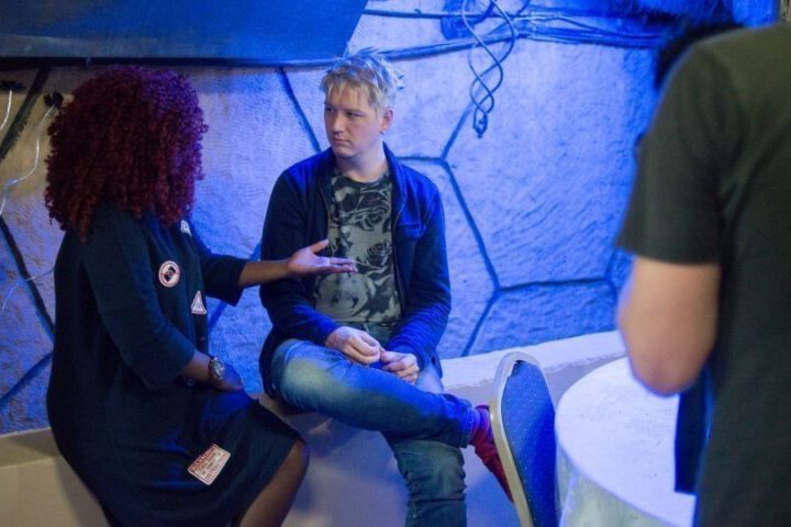 manniac mit Bloggerin Nancy Handabile_©Gemeinsam für Afrika / Florian Oellers