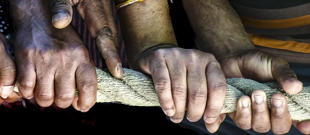 Symbolbild: Solidarität, alle ziehen an einem Strang