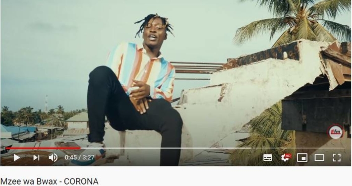 Screenshoot von YouTube: Mzee wa Bwax - CORONA