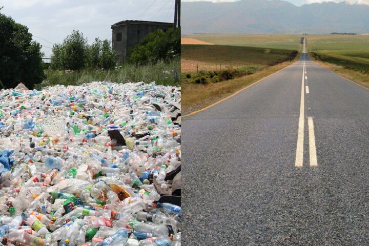 Symbolbild: Straßen aus Plastik