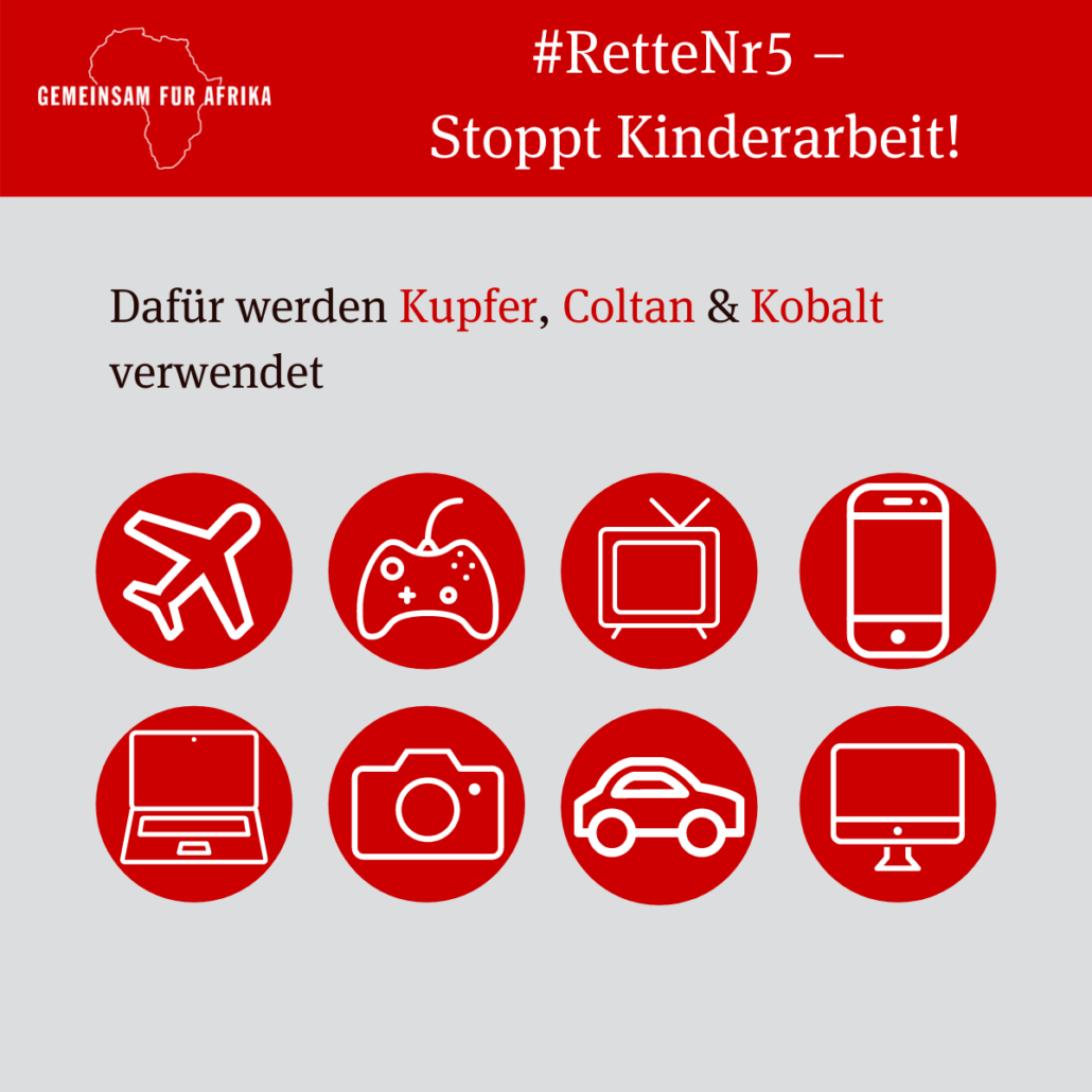 Kinderarbeit Coltan Kupfer Kobalt