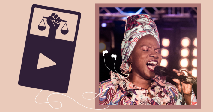 Mehr als eine Kunstform - Musik als Sprachrohr für politischen Aktivismus - Foto zeigt Angelique Kidjo; ©HankBate123, CC BY-SA 4.0, via Wikimedia Commons