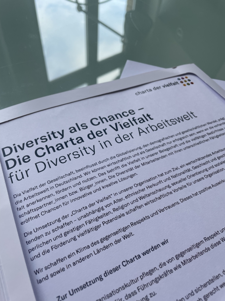 Urkunde_Charta der Vielfalt