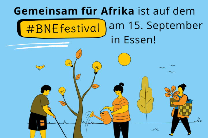 Gemeinsam für Afrika auf dem BNE Festival 2023