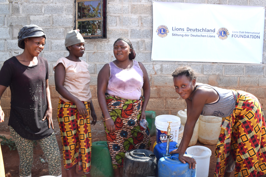 Die Stiftung der Deutschen Lions in Sambia: Wasser ist Leben